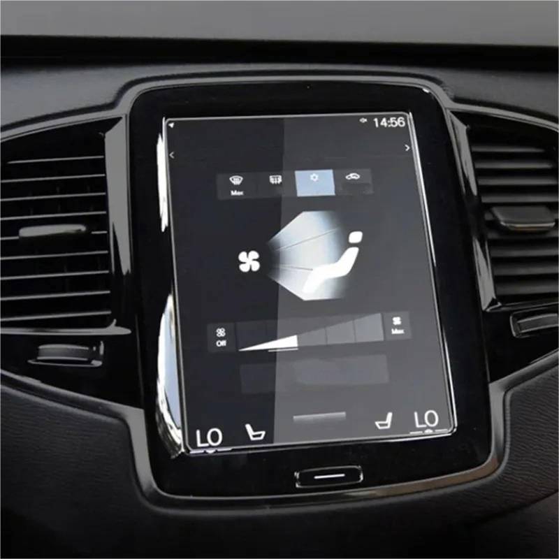 Displayschutzfolie Gehärteter Glasfilm Für Volvo XC40 Für XC60 Für XC90 Für V90 Für V60 2016-2021 Auto-GPS-Bildschirmfilm Hinten Klima-A/C-Bildschirm Navigation Displayschutz(for GPS) von Wnfmjqe