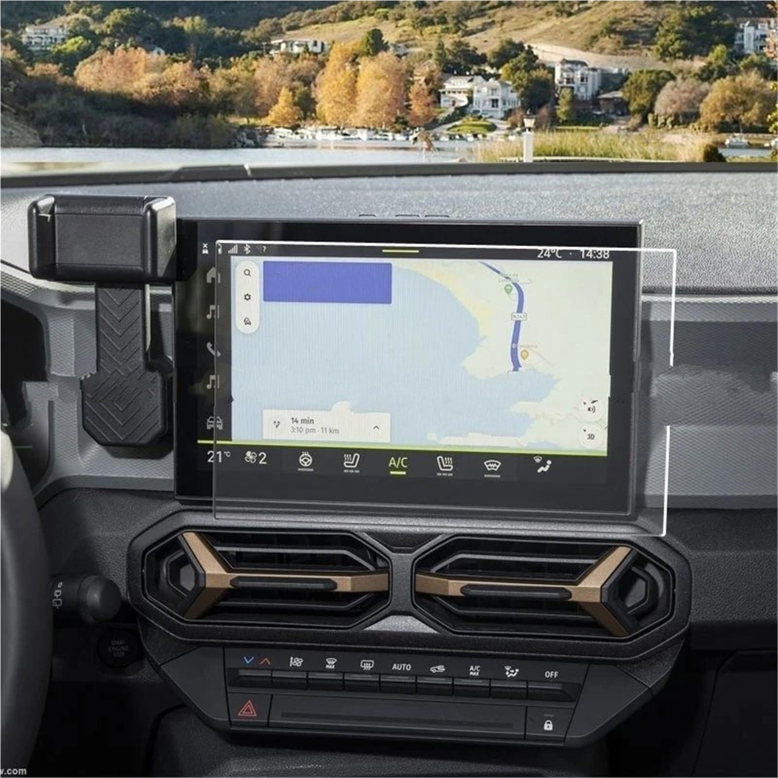 Displayschutzfolie TPU-Schutzfolie Für Dacia Für Duster Für Dacia Für Spring 2024 10,1 Zoll Autoradio GPS-Navigation Anti-Kratz-Folie Navigation Displayschutz(1 Piece) von Wnfmjqe