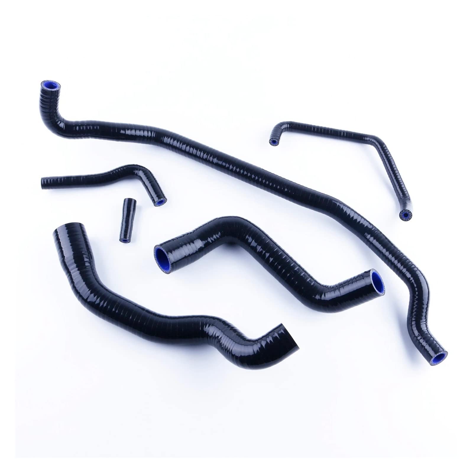 Lufteinlassschlauch Auto Ansaugrohr 6 Stück Für Abarth Für Grande Für Punto Für EVO Silikonschlauch Wasserschläuche Piping Kit(Blau) von Wnfmjqe