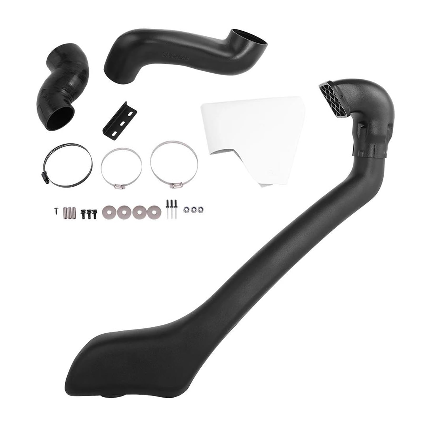 Lufteinlassschlauch Auto Ansaugrohr Lufteinlass-Schnorchel-Kits Für Nissan Für Navara D40 Für Frontier 2006 2007 2008 2009 2010 2011 2012 2013 4X4 Mattschwarz von Wnfmjqe