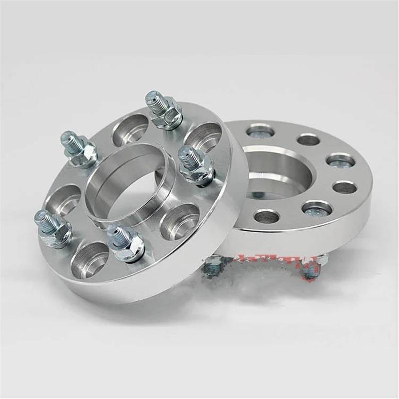 Spurplatten Spurverbreiterungen 2 Stück Für Subaru Für BRZ Für Lmpreza/XV/G4/Für Anesis Für Forester Für Outback 5x10 0 56,1mm Spurverbreiterungen Adapter 5 Lug Spurverbreiterung(20mm Silver Spacers) von Wnfmjqe