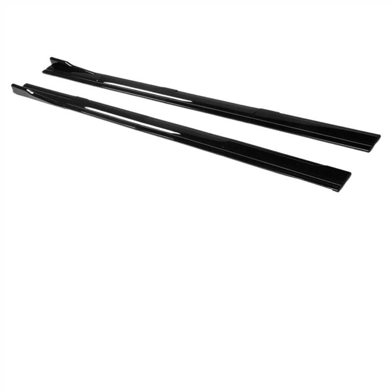 Winglet Diffuser 2,2 M Seitenschweller-Verlängerung, Rocker-Splitter, Diffusor-Winglet-Flügel Für Lexus IS250 IS350 Für ISF 2006–2009 2010 2011 2012 2013 Auto Seitenrock Splitter(Glossy Black) von Wnfmjqe