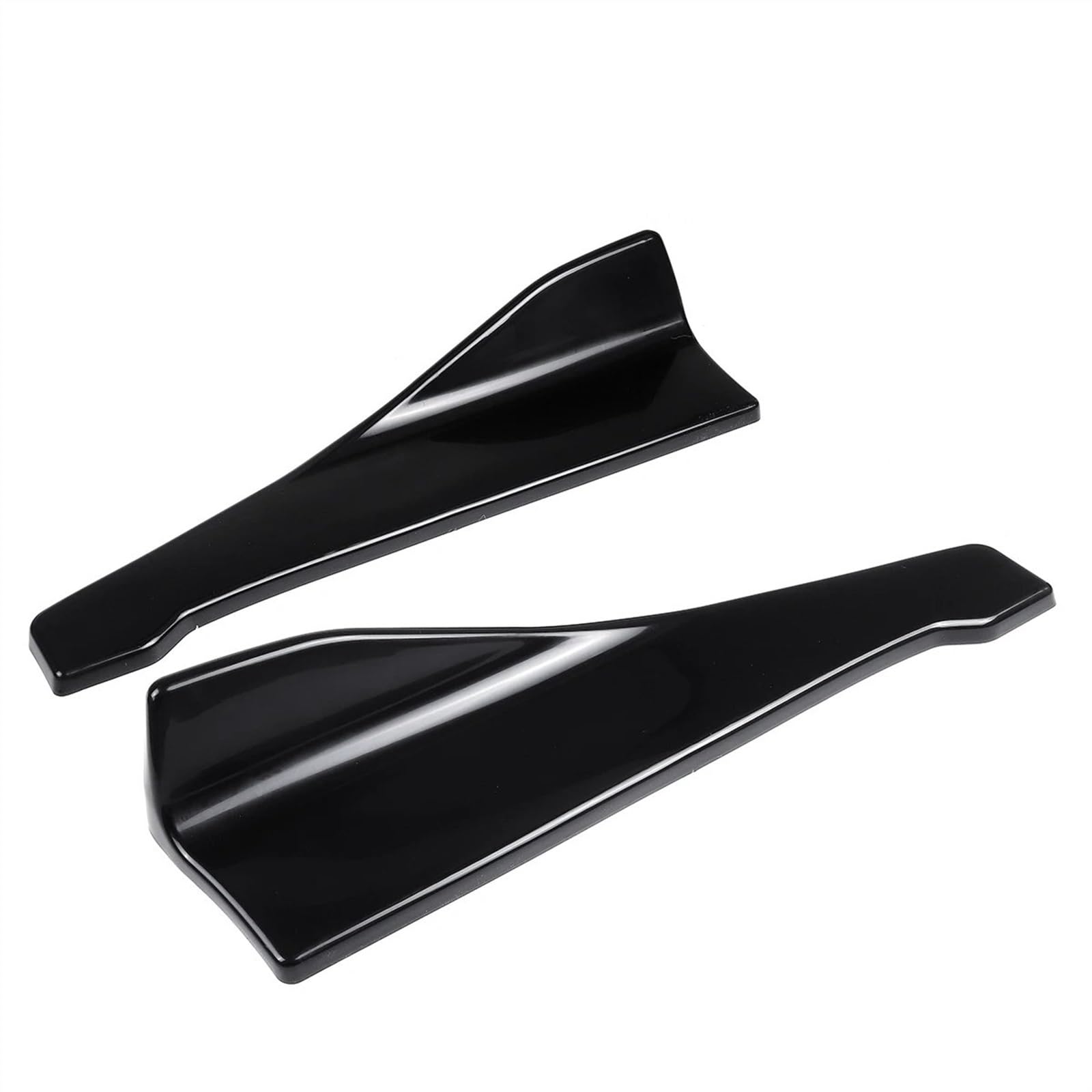 Winglet Diffuser 2 Stücke 34 cm 48 cm Vorderseite Seitenschweller Heckspoilerlippe Splitter Winglets Canard Für A3 A4 A5 S3 S4 S5 RS5 A6 A7 A8 TT Auto Seitenrock Splitter(34cm) von Wnfmjqe