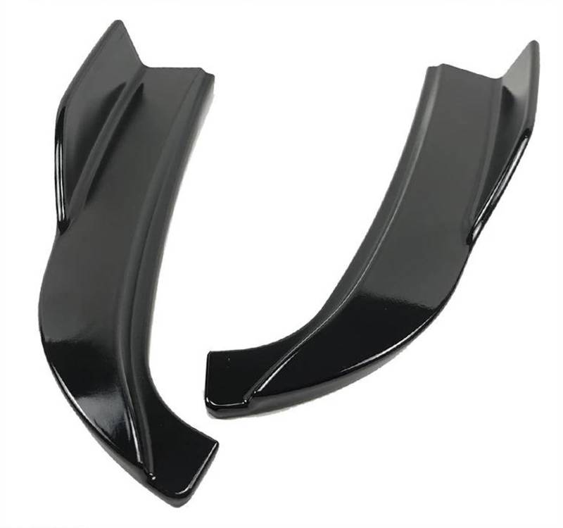 Winglet Diffuser Auto-Seitenschweller-Verlängerungssplitter Für Jeep Für Grand Für Cherokee Für SRT Für SRT8 2012-2021 Stoßstangen-Winglet-Body-Kit Auto Seitenrock Splitter(Glossy Black B) von Wnfmjqe