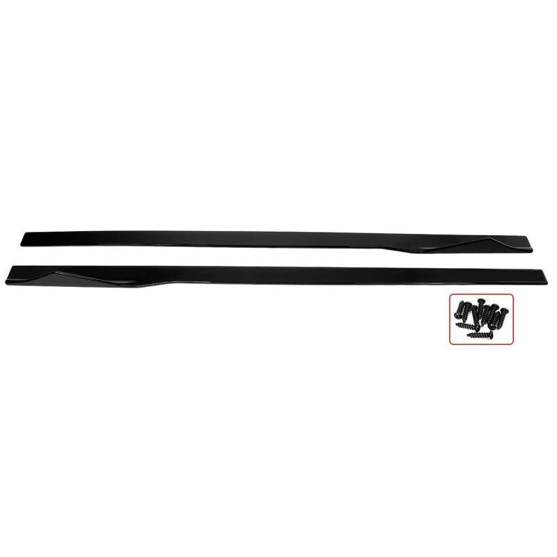 Winglet Diffuser Für 8 Series G14 G15 Für Sport 2019 2020 2021 2022 2023 2024 Glanz Schwarz Seite Rock Erweiterung Rocker Panel Auto Seitenrock Splitter von Wnfmjqe