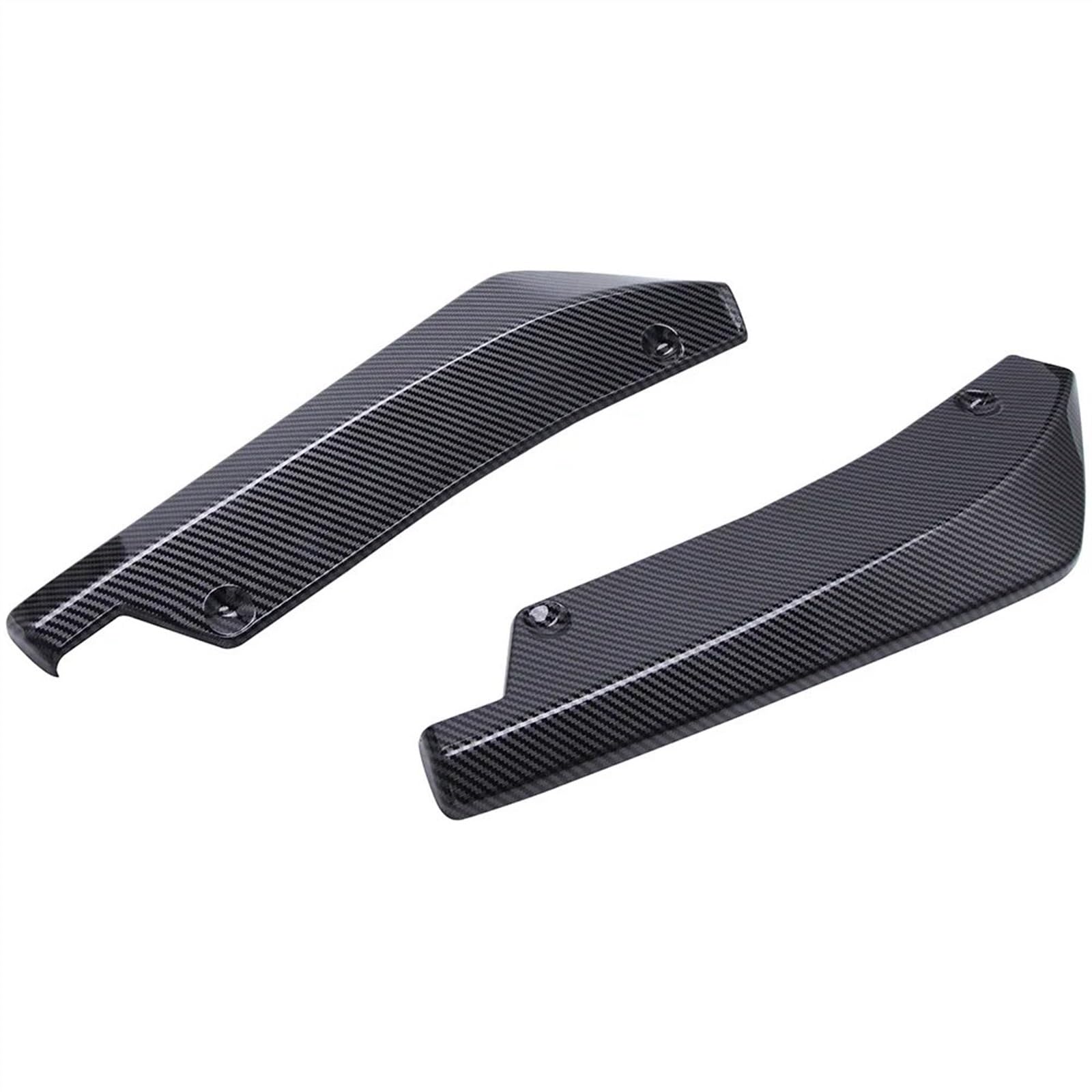 Winglet Diffuser Für Subaru Für Impreza Für WRX Für STI Auto Heckstoßstange Splitter Diffusor Canard Spoiler Seitenkotflügel Rock Lip Canard Protector Auto Seitenrock Splitter(Kohlefaser) von Wnfmjqe