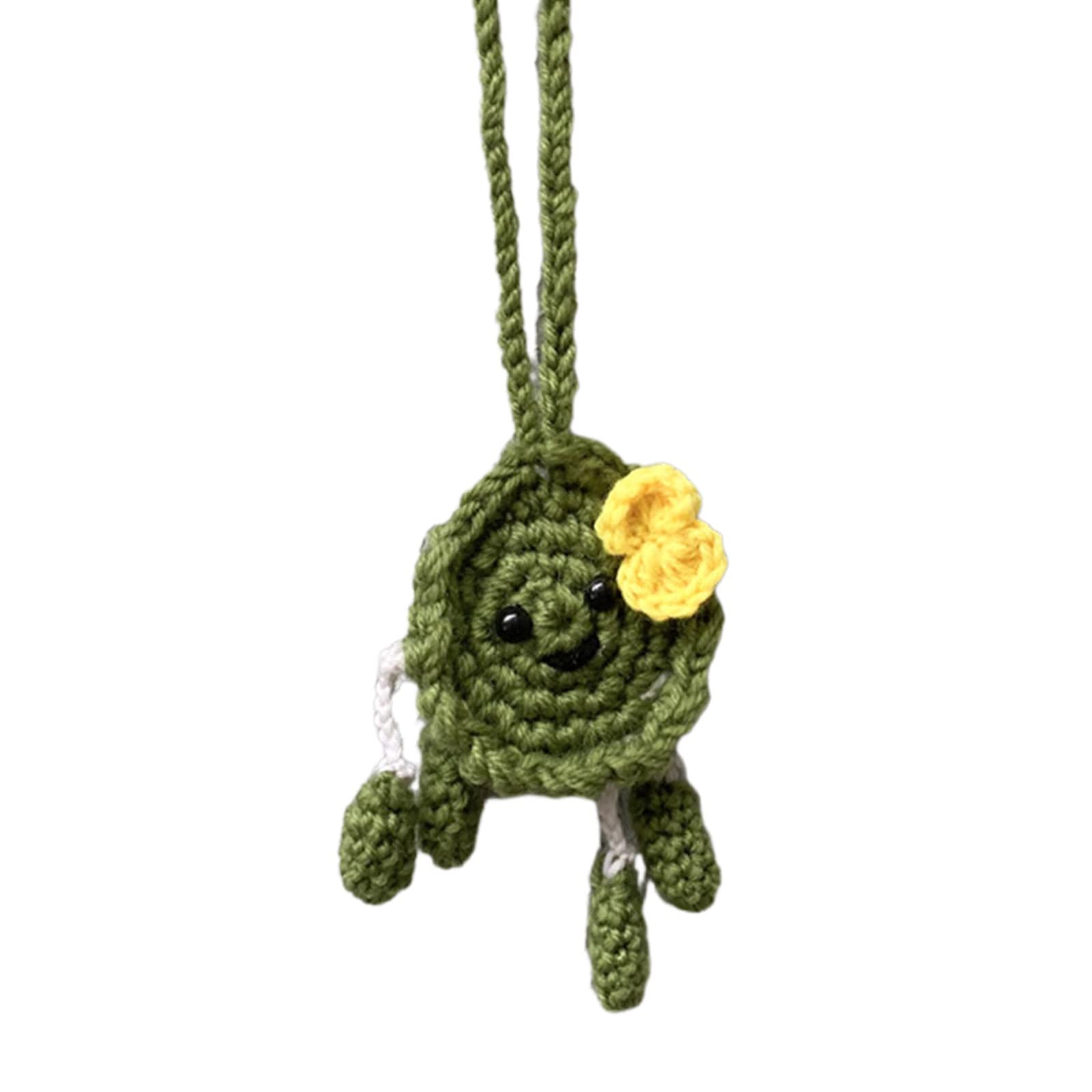 Woedpez Rückspiegel Handgemachte Woolen Ornament Anhänger Auto Rückspiegel Hängen Für Frauen Mädchen Innen Zubehör von Woedpez