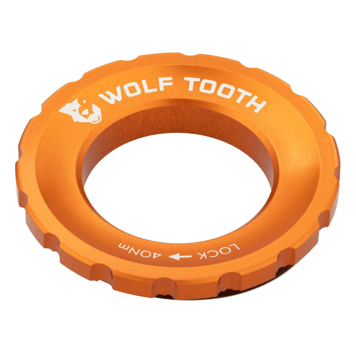 Wolf Tooth Centerlock Rotor Lockring orange von Wolf Tooth