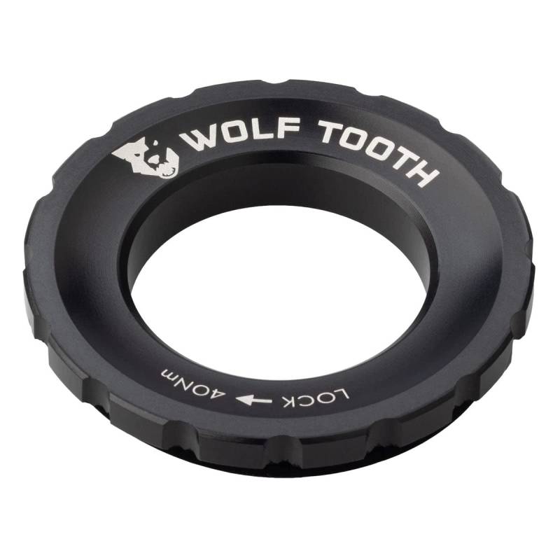 Wolf Tooth Centerlock Rotor Lockring schwarz von Wolf Tooth