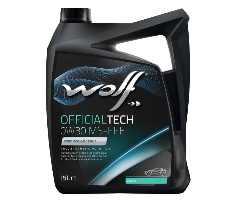 Wolf Motoröl OFFICIALTECH 0W30 MS-FFE – Kanister mit 5 Litern – 8333910 von Wolf