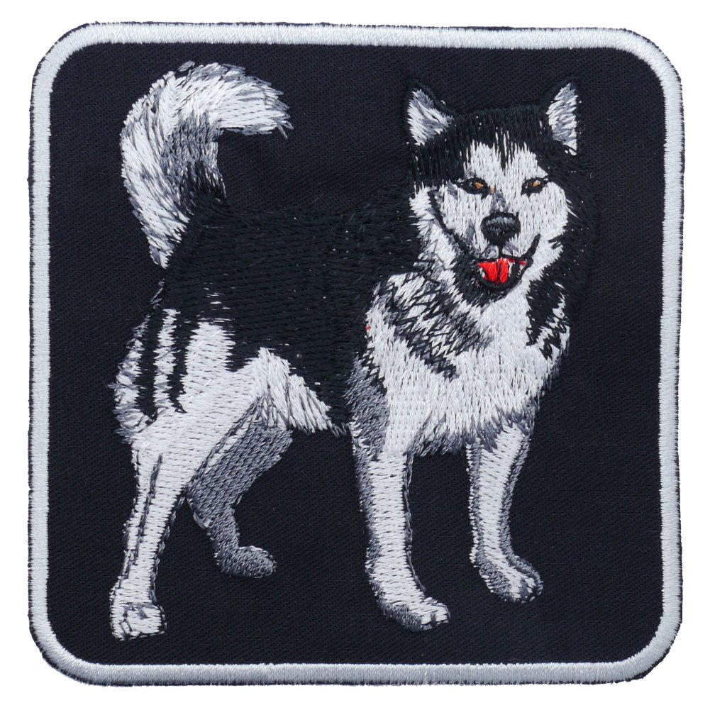 smartoutdoor Aufnäher Husky - Rec2 - ca. 10x10cm von Wolfszeit