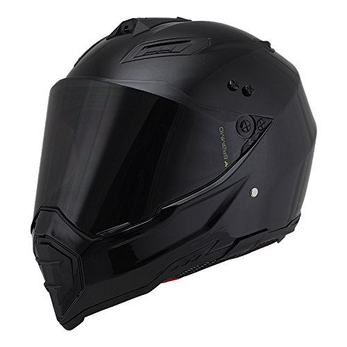 Woljay Off Road Helm Motocross-Helm Motorradhelm Motocrosshelme Fahrrad ATV (L, Schwarz) von Woljay