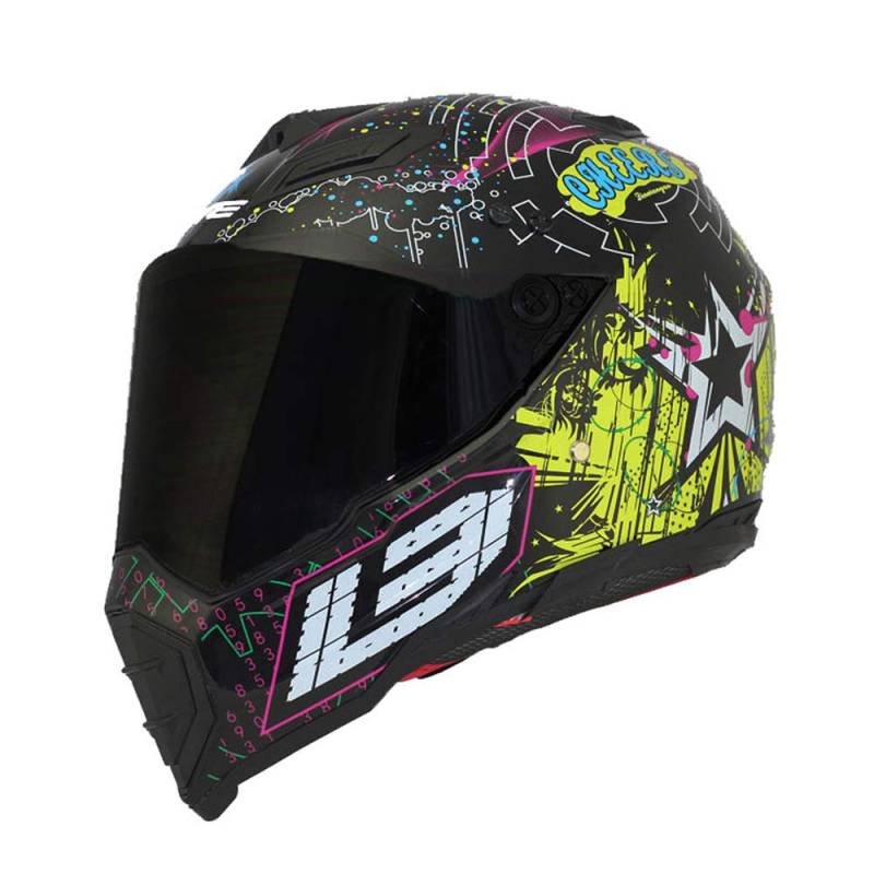 Woljay Off Road Helm Motocross-Helm Motorradhelm Motocrosshelme Fahrrad ATV (XXL, Cheers) von Woljay