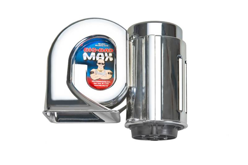 Wolo (719 Big Bad Max Chrom Air Horn – 12 Volt von Wolo