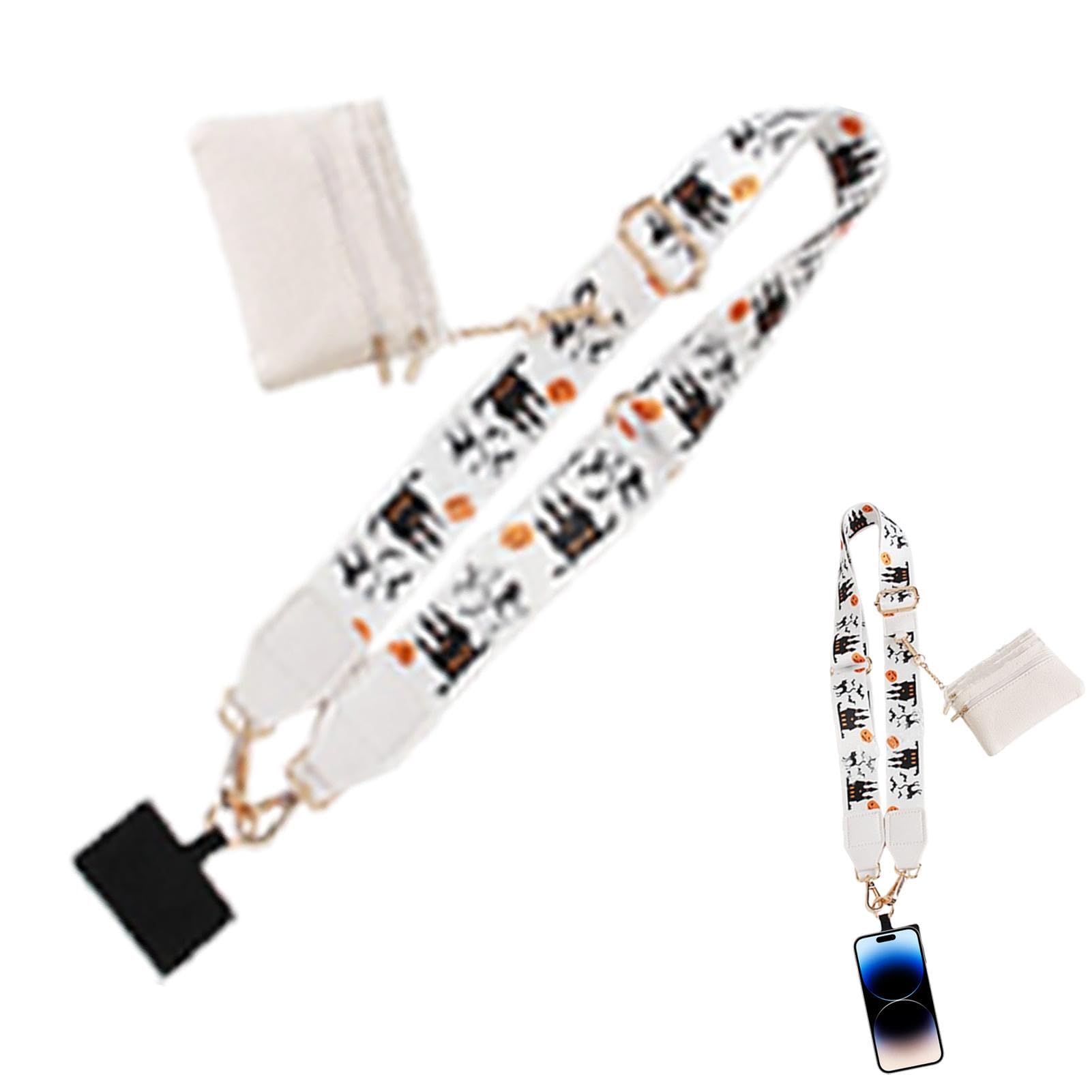 Wonsfuleu Lanyard-Umhängeband, Telefonband mit Reißverschlusstasche - Telefon-Lanyard mit Reißverschlusstasche,Bequemes Halsketten-Lanyard für Schule, Arbeit, Reisen, Geschäft und Alltag von Wonsfuleu