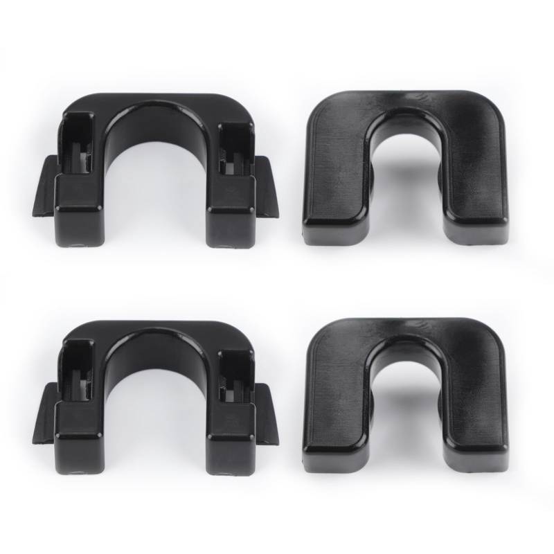 2 Paar 1539663 Hutablage-Clips 015532109E, kompatibel mit Ford Fiesta MK3 Mk7 Mk8 B-Max C-max für Gepäckraumabdeckung, aus Kunststoff von Wonvify