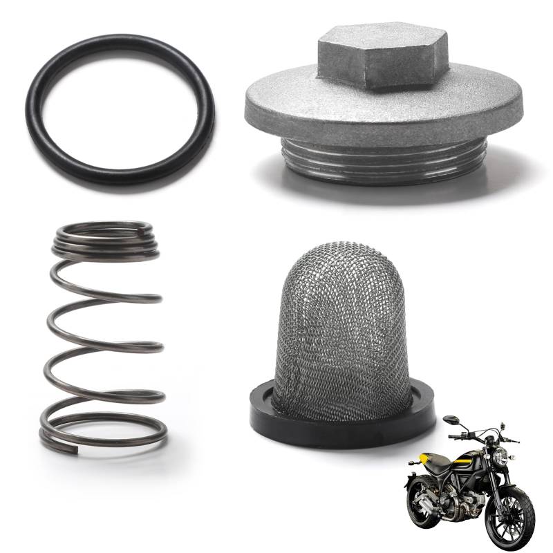 Wonvify Motorrad-Scooter Oil Drain Plug Set, Ölablassschrauben für Motorradmotoren Kompatibel mit GY6 50cc-150cc ATV Go Kart Moped, Motorrad Roller Ölablassschraubensatz von Wonvify