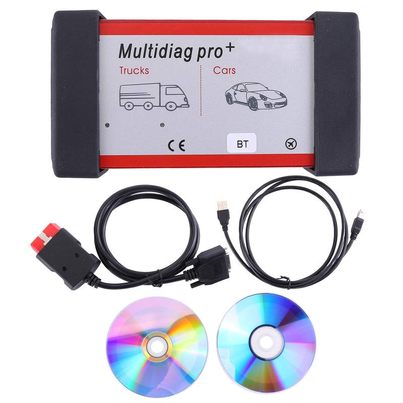 Wooauto Auto Fehler Detektor DS150E OBD tcs 9241A V3 2020.23 Mutidiag Car Truck Reader Auto OBD2 Diagnosegerät Bluetooth Dual Card OBD2 Scanner Auto Tools,Schwarz von Wooauto