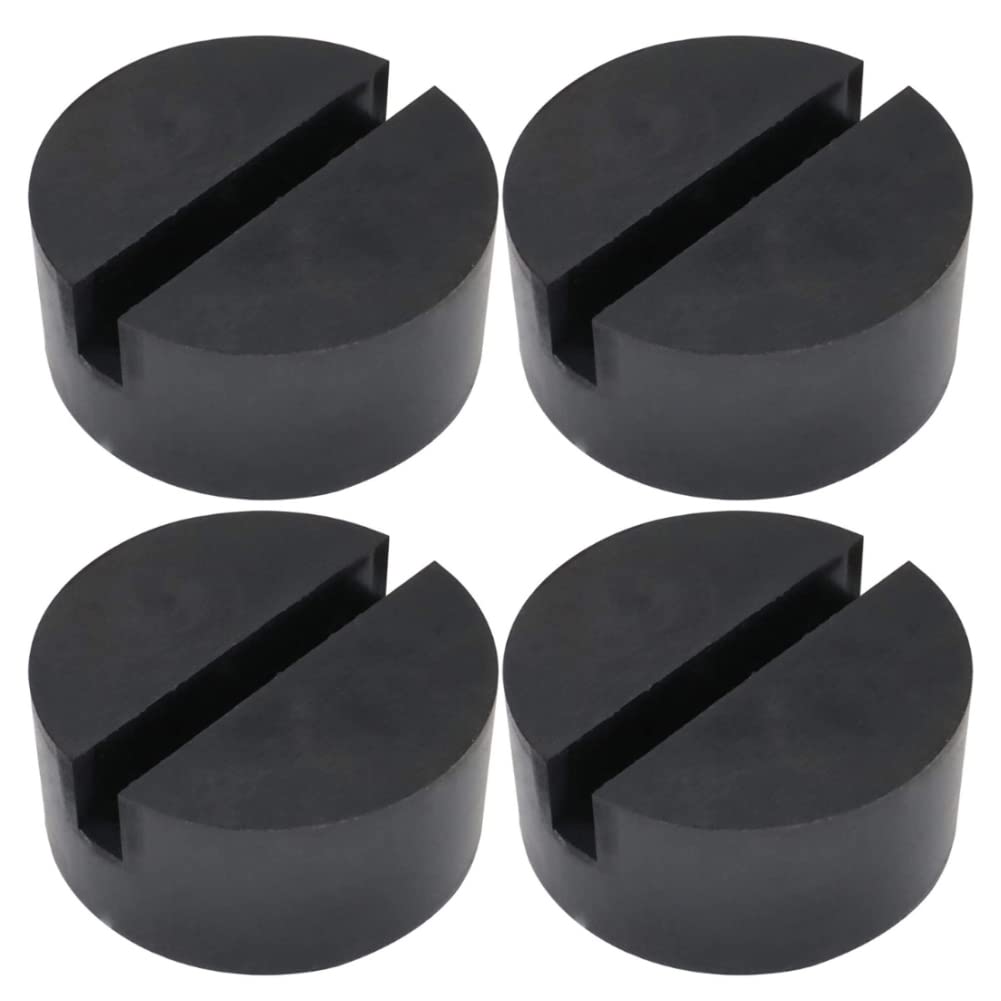 Wooauto Car Jack Pad,4Pcs Gummi Wagenheber Unterstützung Skid Block Jack Protection Pad Rubber Buffer Jack Gummipuffer-Wagenheber für Hebebühnen und Wagenheber Auto Zubehör,Typ 2 von Wooauto