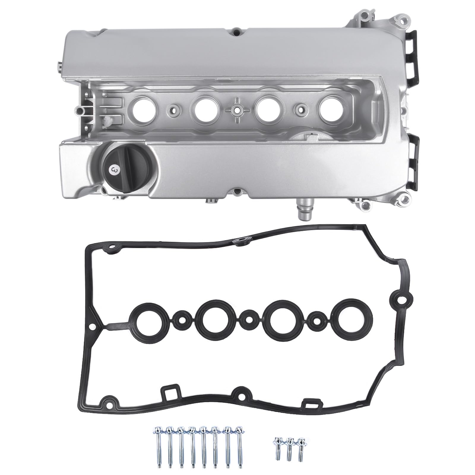 Woosphy Ventildeckel Aluminium Ersatz für Astra H J Insignia Corsa D Meriva A Mokka Vectra C Zafira B C A16LET A18XEL 55564395 55558673 von Woosphy