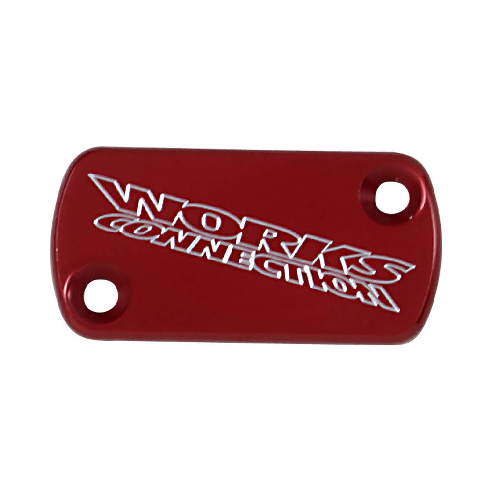 Works Connection Vorderer Bremsbehälterdeckel rot für Honda CRF450X 2005-2009 von Works Connection