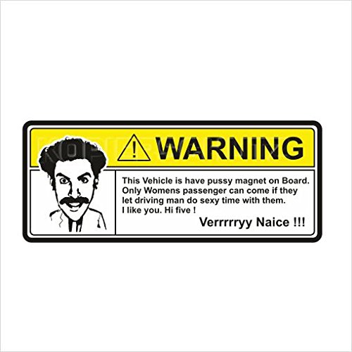 World of Colour Part 2 515 < Warning Borat > Aufkleber/Sticker USW. von World of Colour Part 2