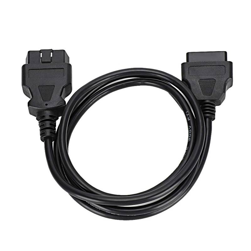 16-poliger OBD2-Diagnosekabel-Adapterstecker, 16-poliger Obd2-Adapterkabel-Diagnosestecker für die Autodiagnose von Woteenore