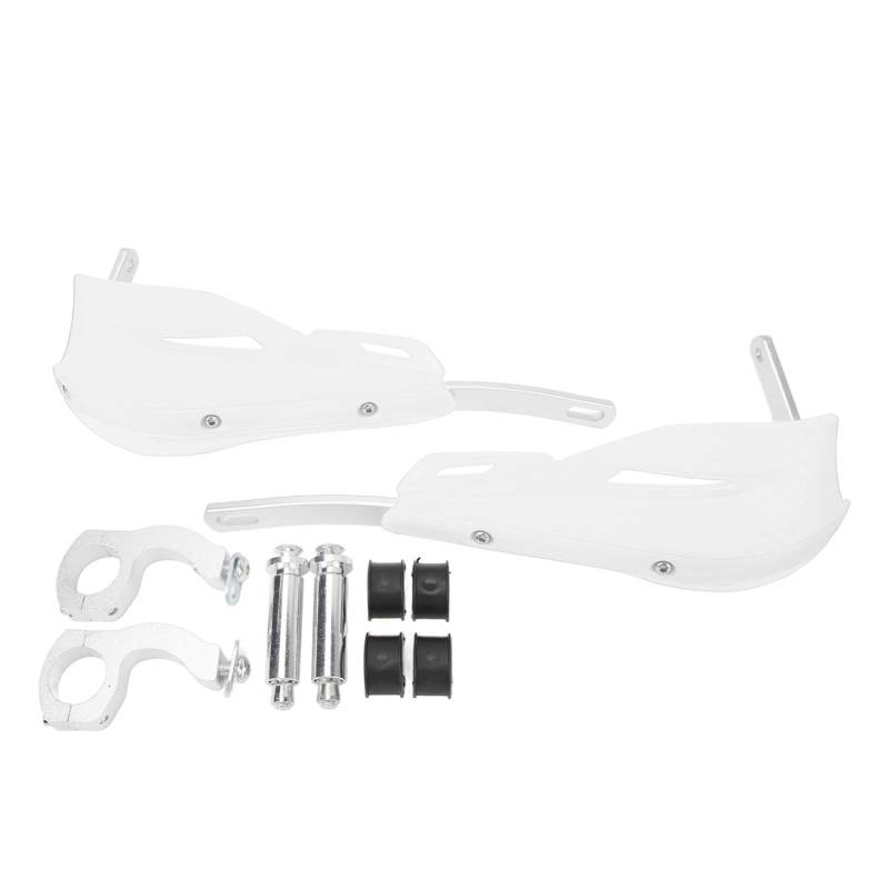 Woteenore Motorrad-Lenker-Handschutz, 22 mm, 28 mm, Universal-Lenker-Handschutz für YZF WRF, Motorrad-Lenker-Handschutz (White) von Woteenore