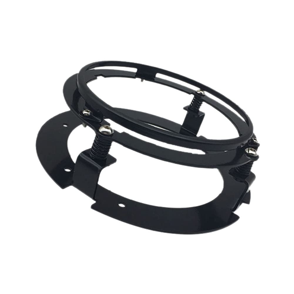 Wresetly 14 cm (5,75 Zoll) für Auto, Motorrad, Scheinwerfer, rund, Halterung geeignet für Touring, Softail, Scheinwerferadapter von Wresetly