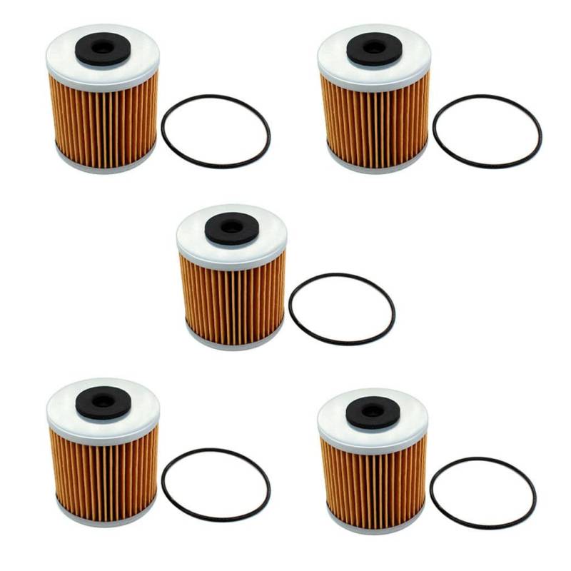 Wresetly 5er-Set Getriebefilter mit O-Ring für Hydro Gear 71943 Getriebe Gravely Scag von Wresetly