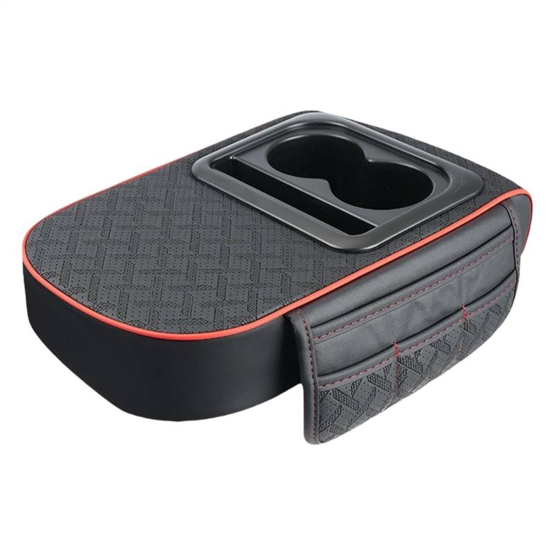 Car Console Cup Holder, Car Center Console Cover, Multi-Functional Console Cushion, Car Console Organizer, Center Console Storage Bag, Automotive Cup Holder, Car Organizer with Storage, Car Console von Wrohto