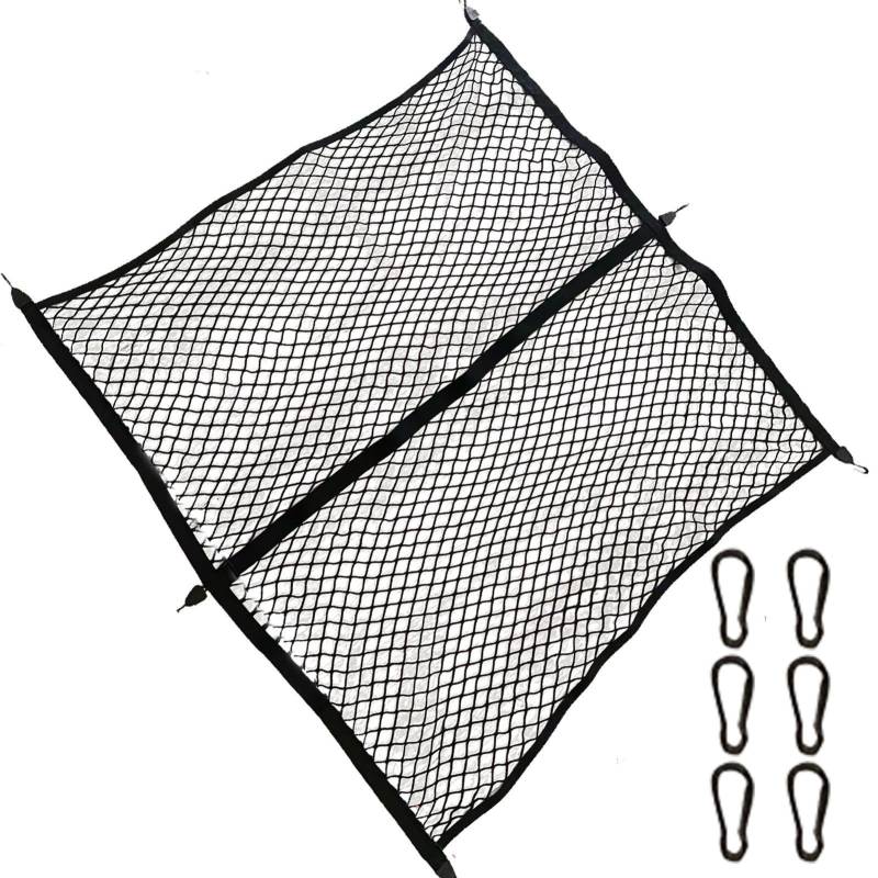 Cargo Nets Pickup Trucks, Carabiner Cargo Net, Elastic Carrier Net, Heavy Duty Net Organizer, Pickup Truck Cargo Net, Pickup Truck Net with Carabiners, Mesh Organizer for Trucks von Wrohto