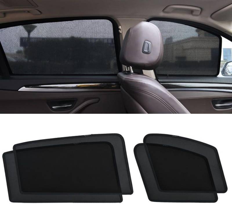 Auto-Seitenfenster-Sonnenschutz für Chevrolet Cruze Ⅱ Hatchback 2016 2017 2018 2019 2021-2024-, Maßgeschneidert Magnetisch UV-Schutz Atmungsaktives Netz Faltbar ZubehöR,Side Window von Wtwtg