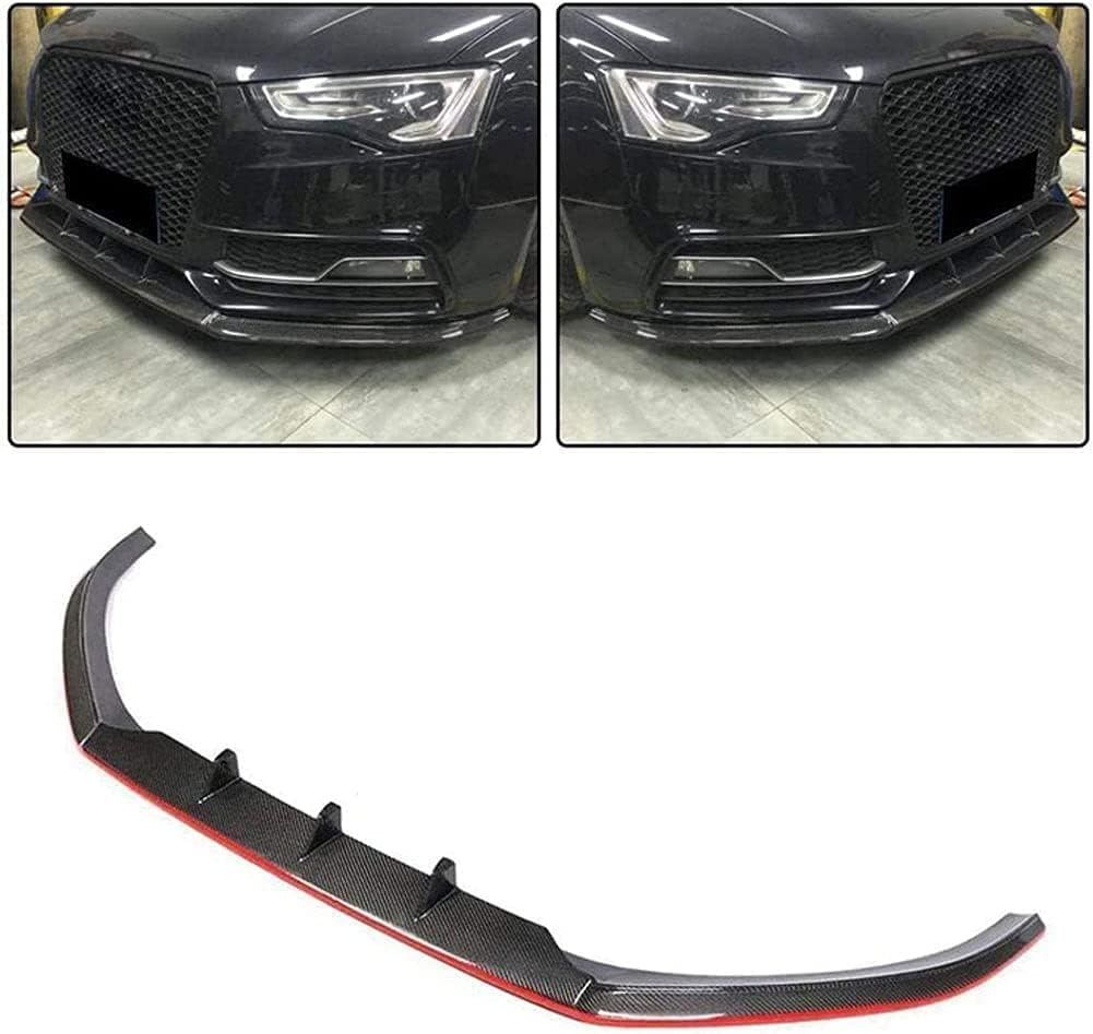 Auto Frontlippe Frontspoiler für Audi A5 Sline S5 2D 4D 2012-2016,Frontstoßstange Splitter Protector Karosserie-Anbauteile von WuDLi