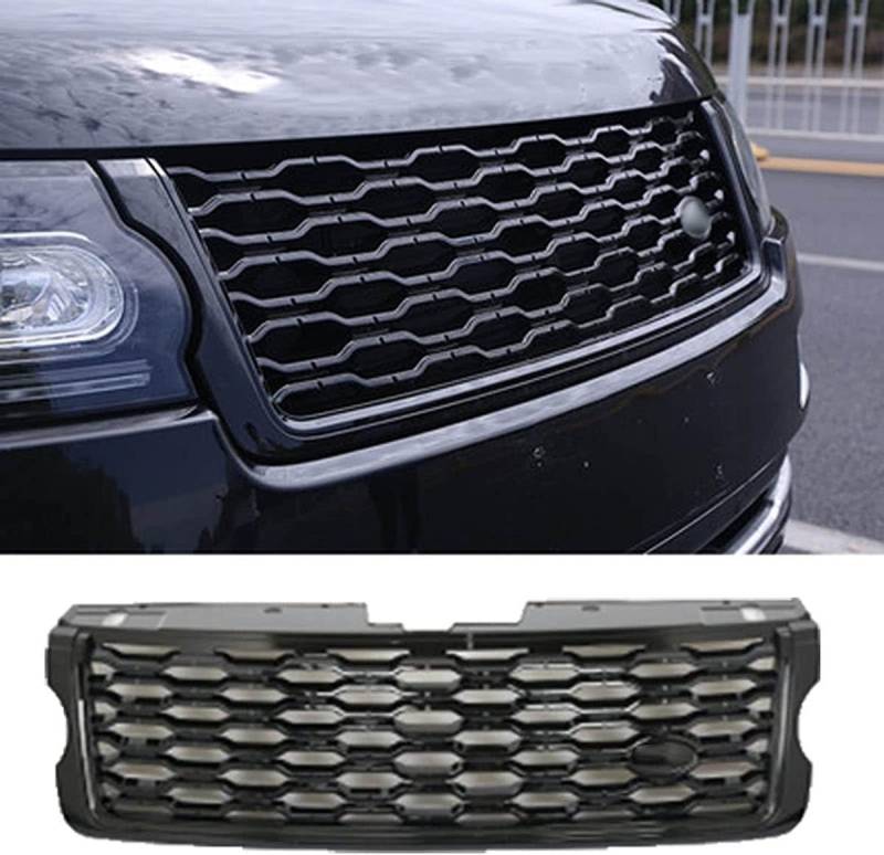 Auto-Stoßstangen Frontgrill für Range Rover Executive 2013 2014 2015 2016 2017 Front-Nierengrill,Auto-Grills.,A-Black von WuYyyyy