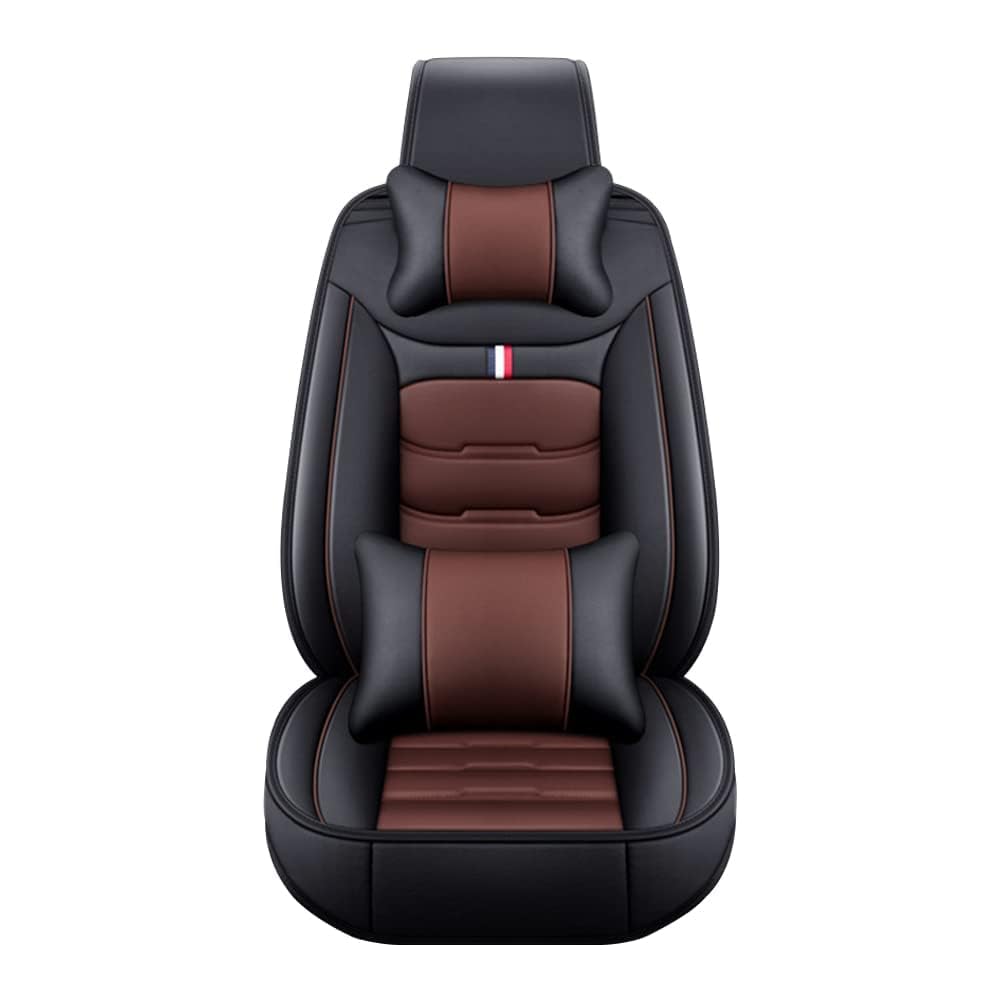 WuYyyyy Autositzbezüge für CR-V CRV 2002-2006 Car Seat Cover Auto Schonbezüge Auto Sitzbezug Wasserdicht Sitzschoner Auto Zubehör.,C-Black Coffee-Luxurious von WuYyyyy