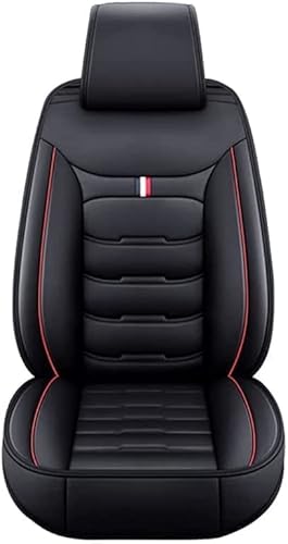 WuYyyyy Autositzbezüge für Civic 2013-2017 Car Seat Cover Auto Schonbezüge Auto Sitzbezug Wasserdicht Sitzschoner Auto Zubehör.,D-Black Red-Standard von WuYyyyy