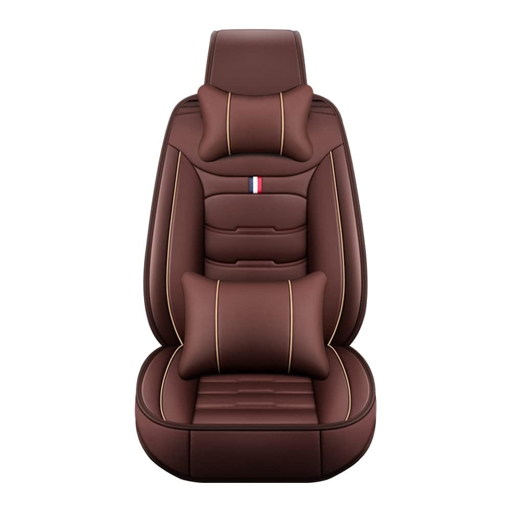 WuYyyyy Autositzbezüge für Dodge Collar 2007-2013 Car Seat Cover Auto Schonbezüge Auto Sitzbezug Wasserdicht Sitzschoner Auto Zubehör.,E-Coffee-Luxurious von WuYyyyy