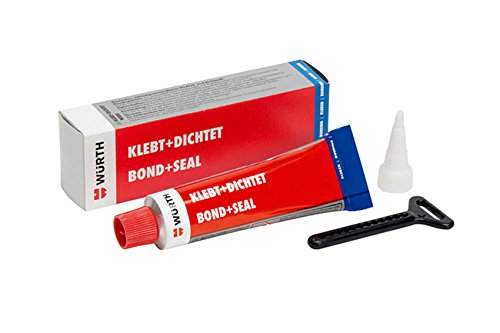 WURTH Strukturklebstoff + Dichtung, selbstklebend, PU, Schwarz, 70 ml, 089010031 von Würth