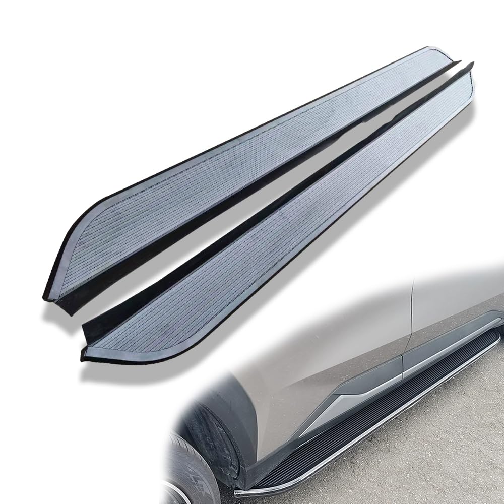 2 x SUV-Trittbretter passend für Buick Envista 2024 2025 Side Step NerfBar Aluminium-Pedalzubehör (mit Halterungen) von Wusecssy