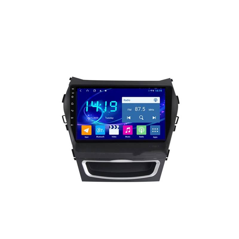 9-Zoll-Touchscreen Android Autoradio 2 Din GPS-Navigation Für Hyundai IX45 Santa Fe 3 2013-2016 Androides Autoradio Unterstützung USB-Spiegelverbindung Radio Video Player Rückfahrkamera von Wxstra