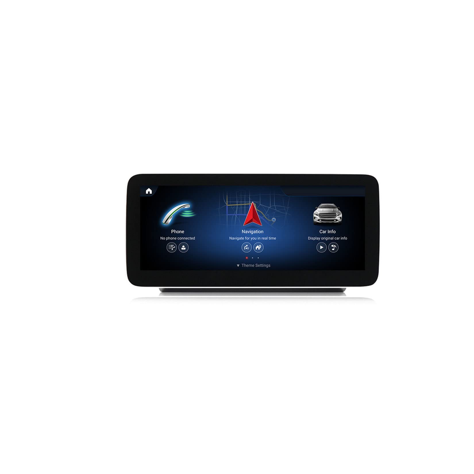 Wxstra 12.5 Zoll Android Autoradio Mit Bluetooth Für Benz B Class W246 2016-2018 Rückfahrkamera Touchscreen Car Radio Unterstützt FM WiFi USB Aufladung Mirror Link (Color : 10.25 6G 128G) von Wxstra