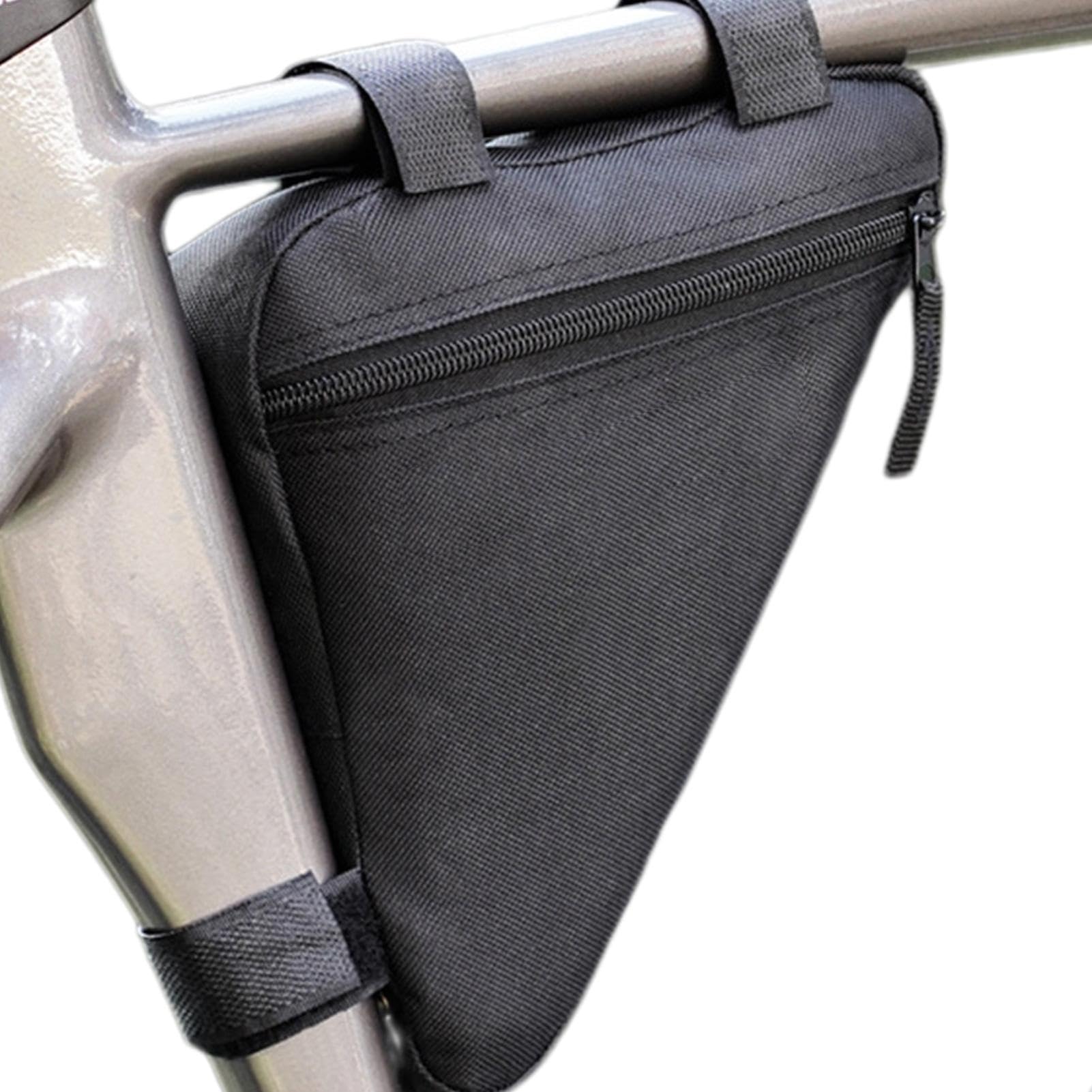 Wyttuubv Dreieckige Fahrradtasche, Fahrradrahmentasche - Vorderrahmen-Aufbewahrungstasche Fahrrad-Aufbewahrungstasche - Wasserabweisende Fahrradrucksack-Rahmenaufbewahrungstasche für den Pendelverkehr von Wyttuubv