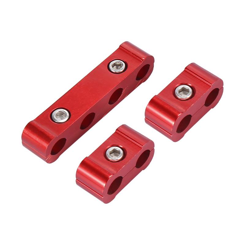 X AUTOHAUX 1 Satz Automotor Zündkerze Kabel Separator Webstühle Teiler 8mm Rot von X AUTOHAUX