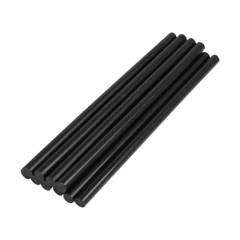 X AUTOHAUX 10 Stück 7mm x 150mm Auto Heißklebestick unbemalt Ausbeule Reparatur schwarz von X AUTOHAUX