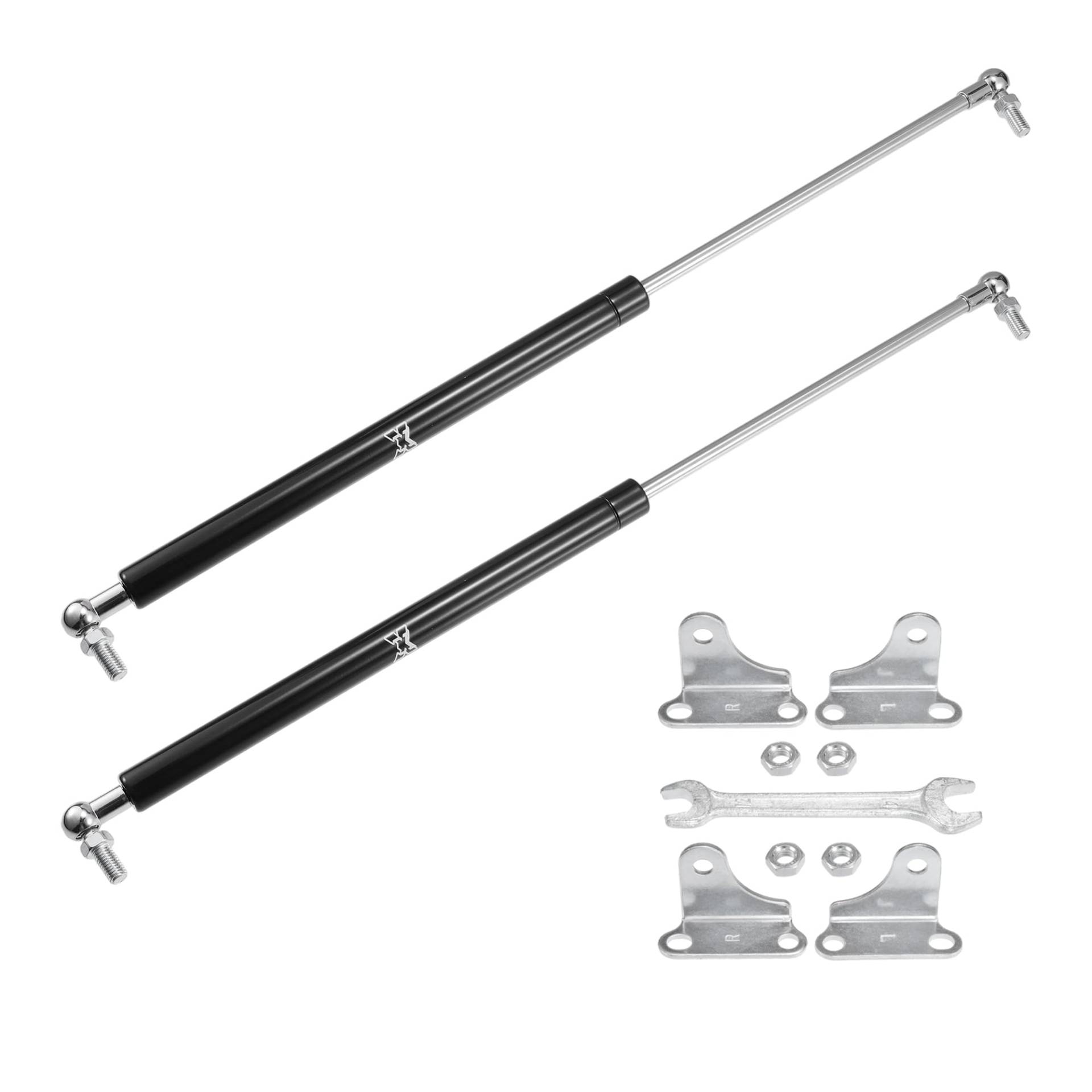 X AUTOHAUX 2 Stück Gasdruckfeder Schranktür Gasdruckfeder Klappenbeschlag 668N Gasdruckdämpfer Gas Strut Lift Dämpfer für Schrank, Kleiderschrank von X AUTOHAUX