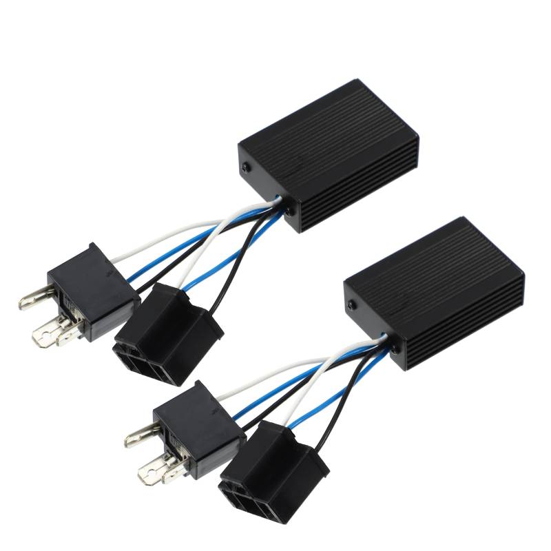 X AUTOHAUX 2 Stücke LED Auto Scheinwerfer Canbus Decoder Fehlerfreie Warnung Widerstände H4 9003 HB2 von X AUTOHAUX