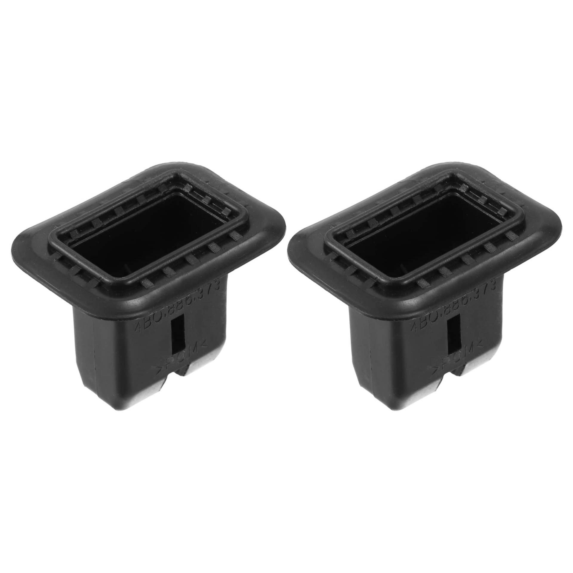 X AUTOHAUX 2 Stücke Rücksitz Kissen Pad Clips Satz für A4 Schwarz für Audi A4 von X AUTOHAUX