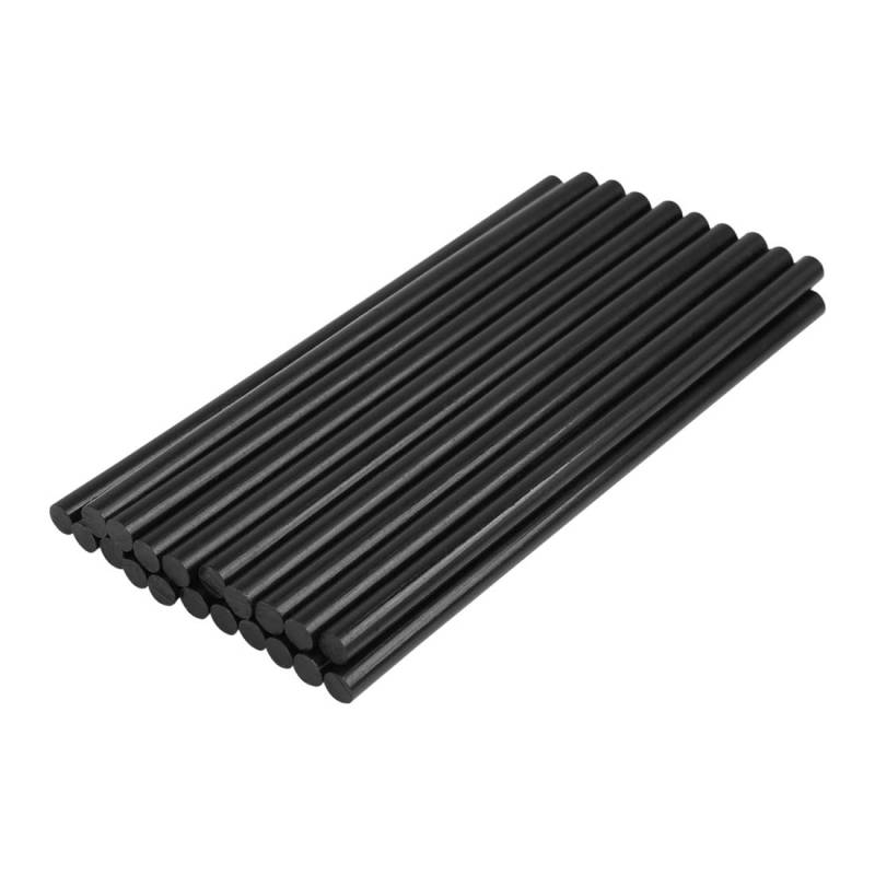 X AUTOHAUX 20stk. 7mm X 150mm Auto Heißklebestifte Unlackiertes Dellenreparatur Schwarz von X AUTOHAUX