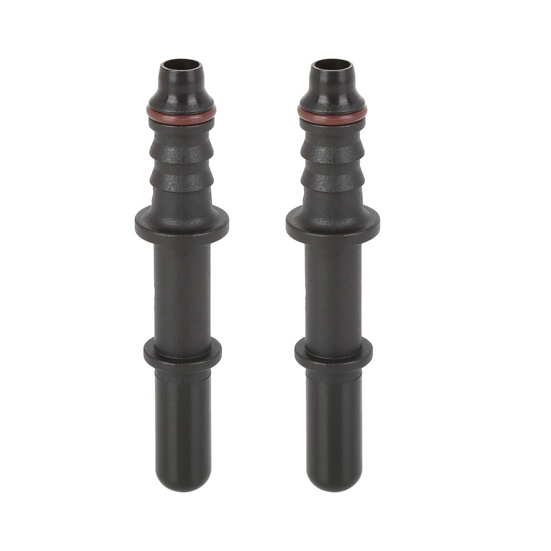 X AUTOHAUX 2 Stück 7,89mm ID6 Kraftstoffleitungsschlauch gerader Schnellverschluss Stecker für Auto von X AUTOHAUX